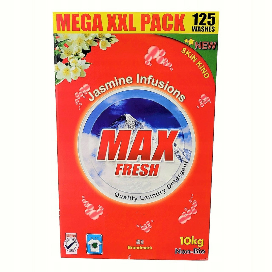 Max Fresh detergente universal en polvo 10 kg 125 lavados