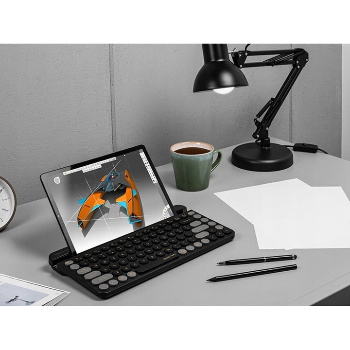 A4TECH FSTYLER FBK30 Teclado inalámbrico funcional Grosella negra