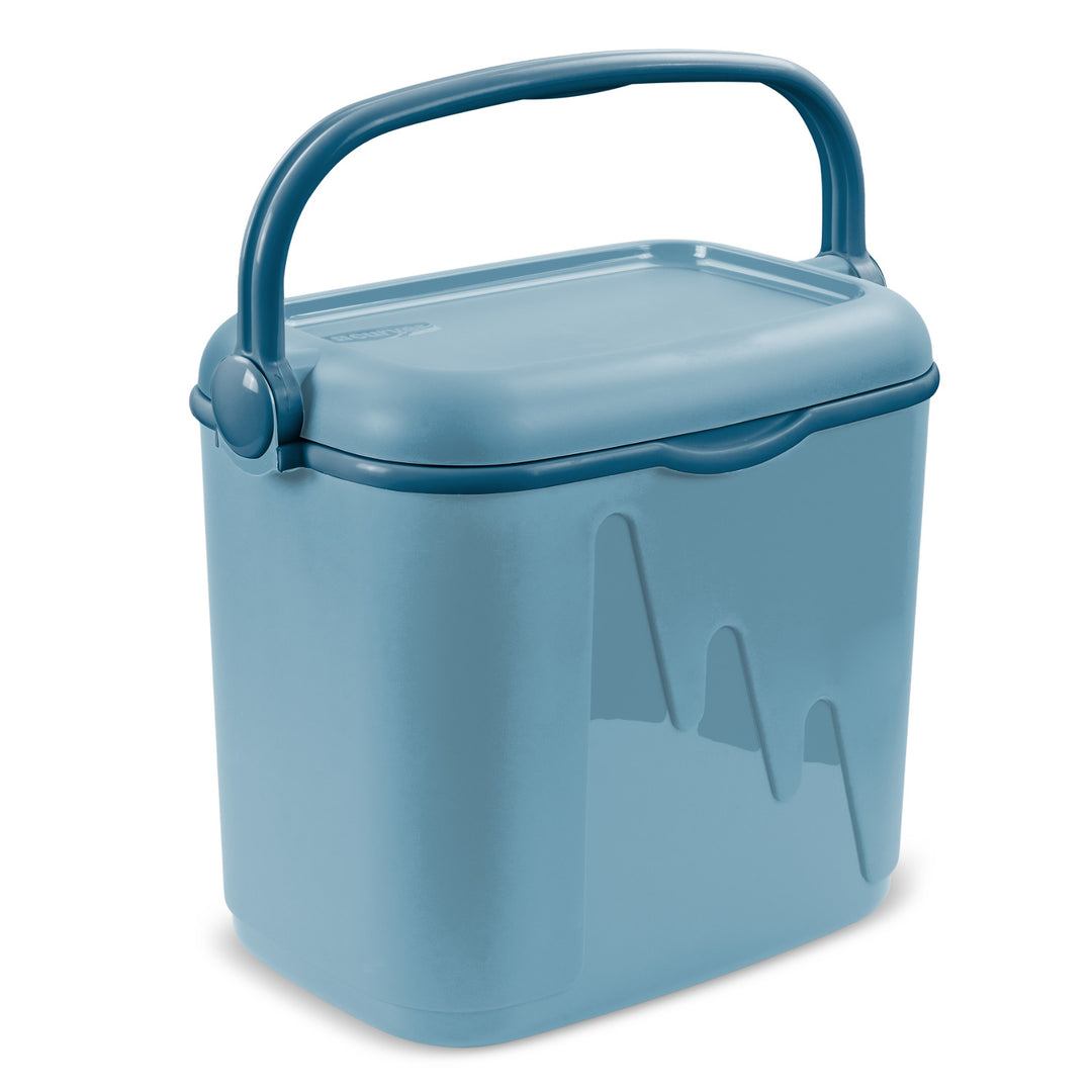 Cooler de viagem Curver, recarregável, capacidade de 32 litros, azul claro