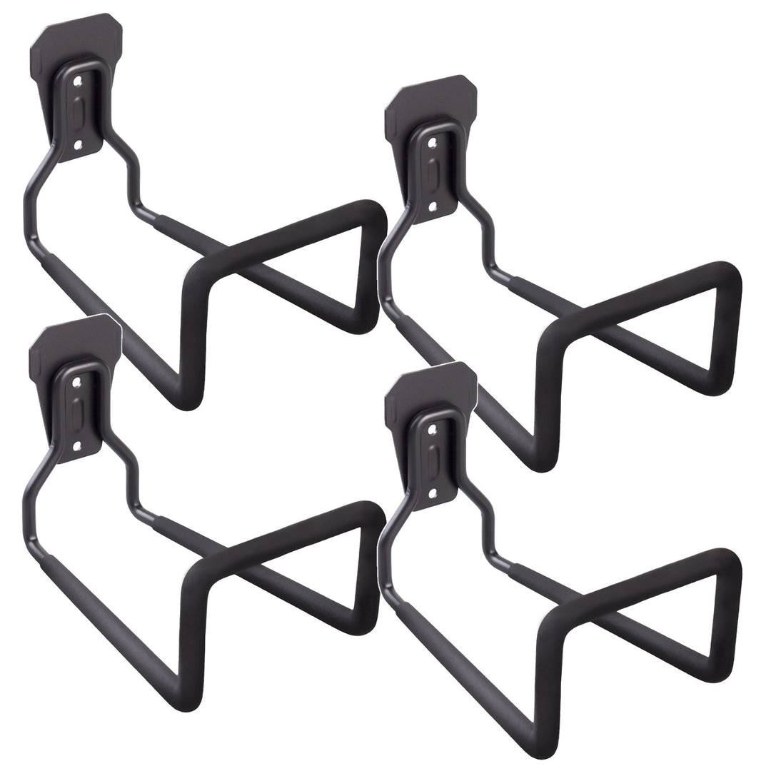 Suporte de parede Maclean Garage para pneus, ferramentas de jardim, escadas, mangueiras, bicicletas, aço, carga máxima de 35 kg, MC-441, 4 peças