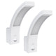 Luz de sensor de movimento LED Maclean, sensor de movimento PIR, branca, 10 W, IP54, 750 lm, branco neutro (4000 K) MCE244 W