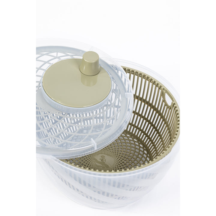 BranQ Centrifugadora de lechugas, 6L de capacidad, verde oliva, GreenSpin