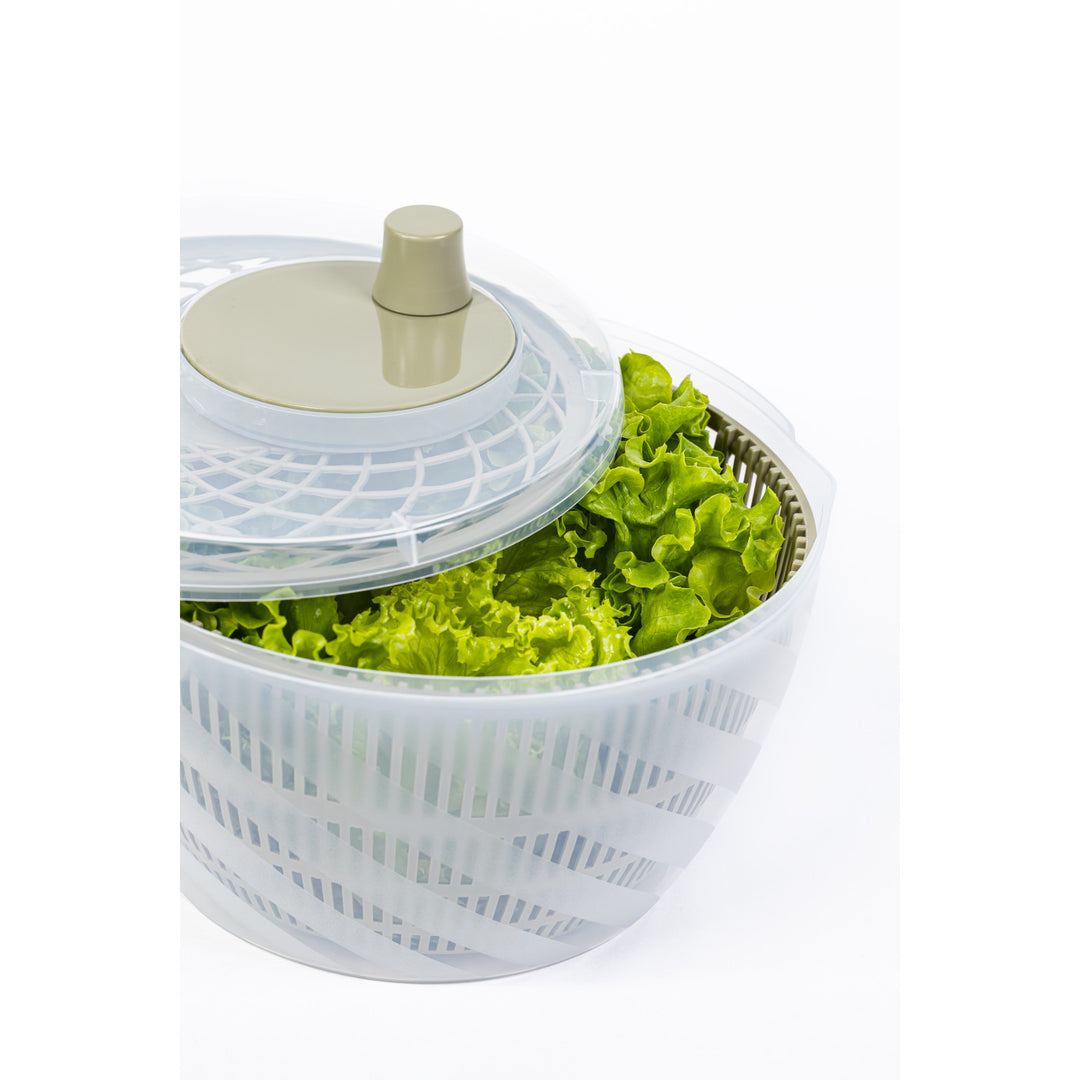 BranQ Centrifugadora de lechugas, 6L de capacidad, verde oliva, GreenSpin