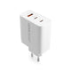 Cargador de red VIDVIE, 3A, 65W, 2x USB-C, 1x USB, cable USB-C/USB-C, PLE262