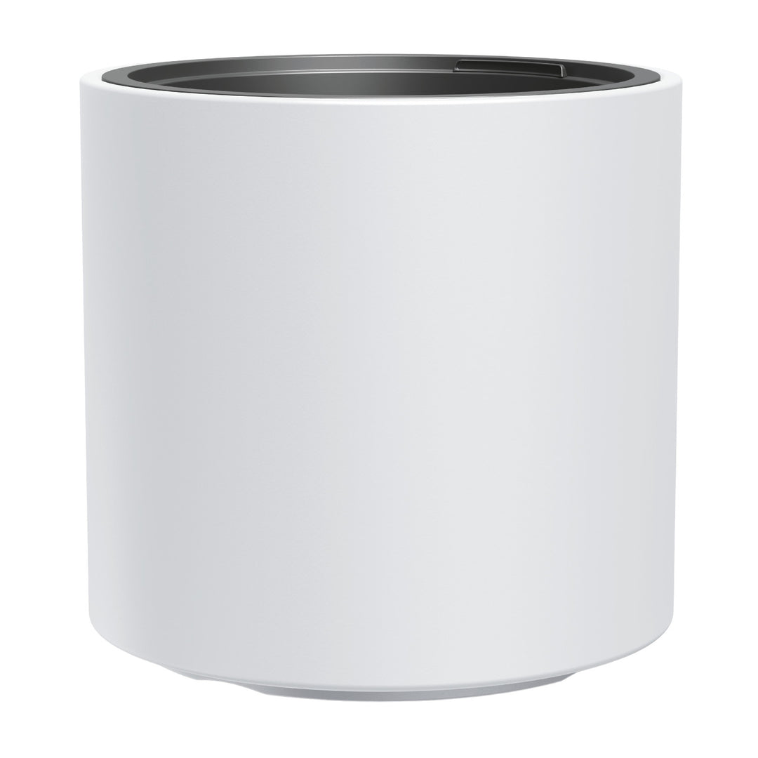 Maceta Prosperplast, con inserto, resistente a las heladas, altura 45cm, blanco, Heos