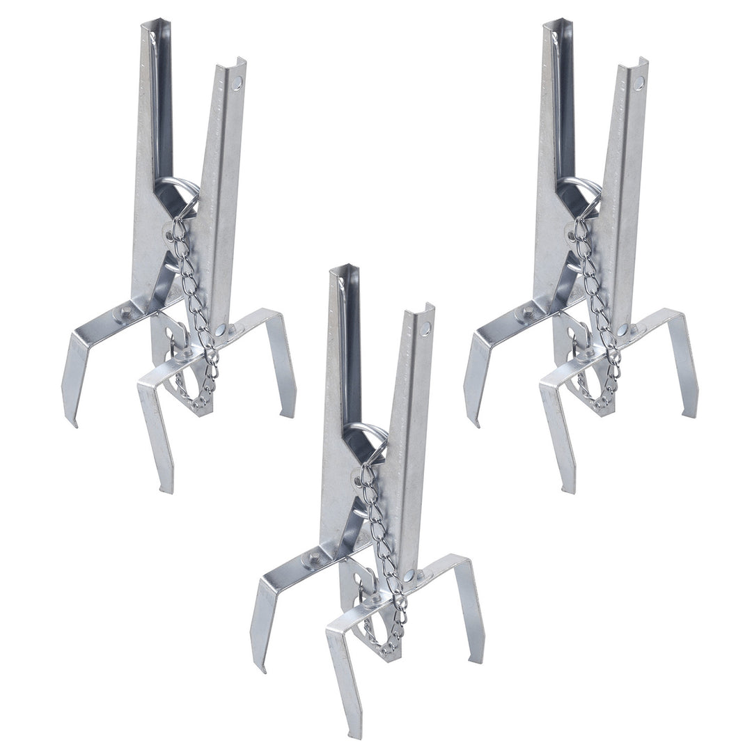Trampa metálica antiparasitaria - estrecha, anchura: 7,5 cm, material: acero galvanizado, 3 piezas