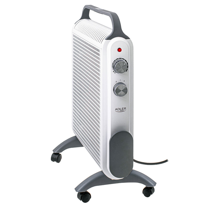 Convector calefactor, sobre ruedas, 2 niveles de potencia, máx. 2000W, termostato, AD 7750
