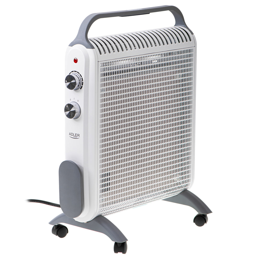 Convector calefactor, sobre ruedas, 2 niveles de potencia, máx. 2000W, termostato, AD 7750