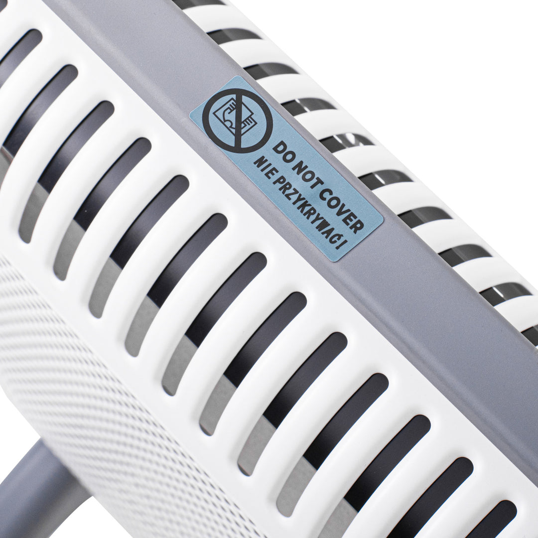 Convector calefactor, sobre ruedas, 2 niveles de potencia, máx. 2000W, termostato, AD 7750
