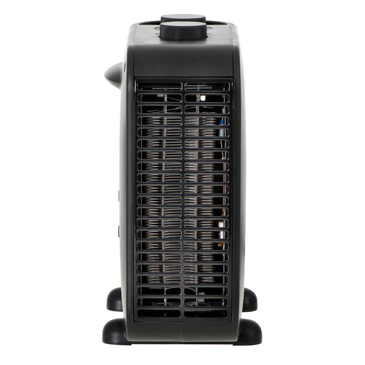 Termoventilador Adler, 2 niveles de potencia, máx. 2000 W, termostato, negro, AD 7725