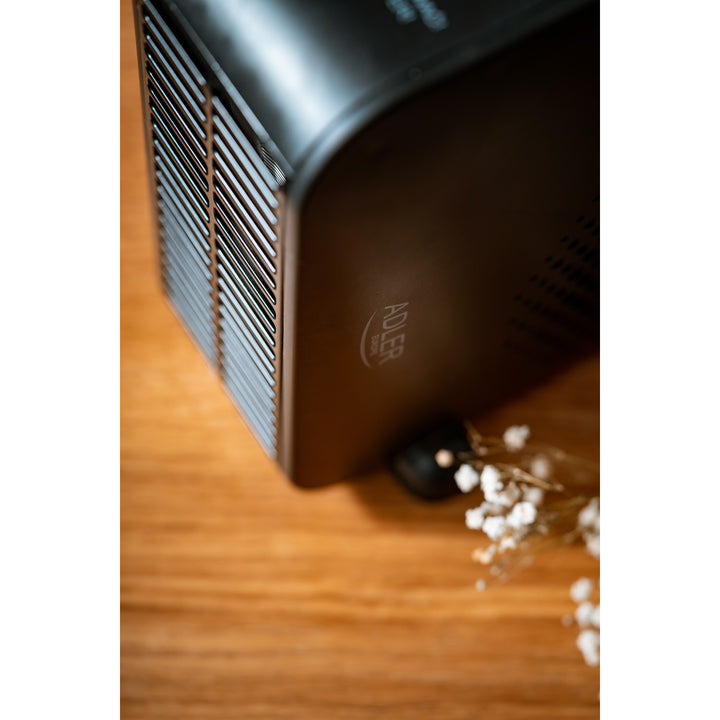 Termoventilador Adler, 2 niveles de potencia, máx. 2000 W, termostato, negro, AD 7725