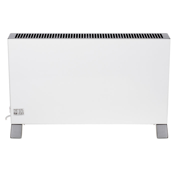 Convector Adler, pantalla LED, mando a distancia, 3 niveles de calefacción, termostato, máx. 2000W, AD 7752