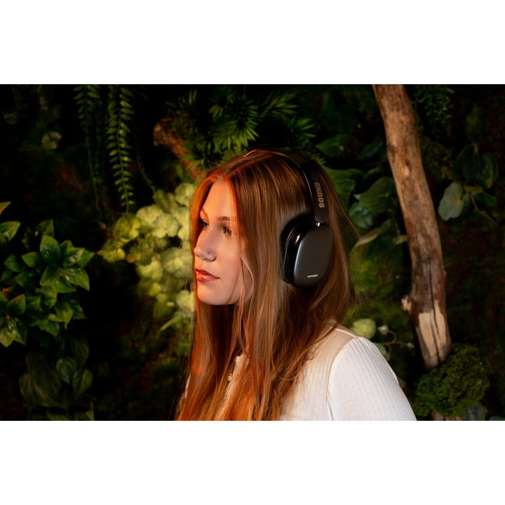 Auriculares intrauditivos inalámbricos Concept SoundJoy, hasta 70 horas de reproducción, Bluetooth 5.4, carga rápida, cancelación activa del ruido hasta 33 dB, negro, HS4060