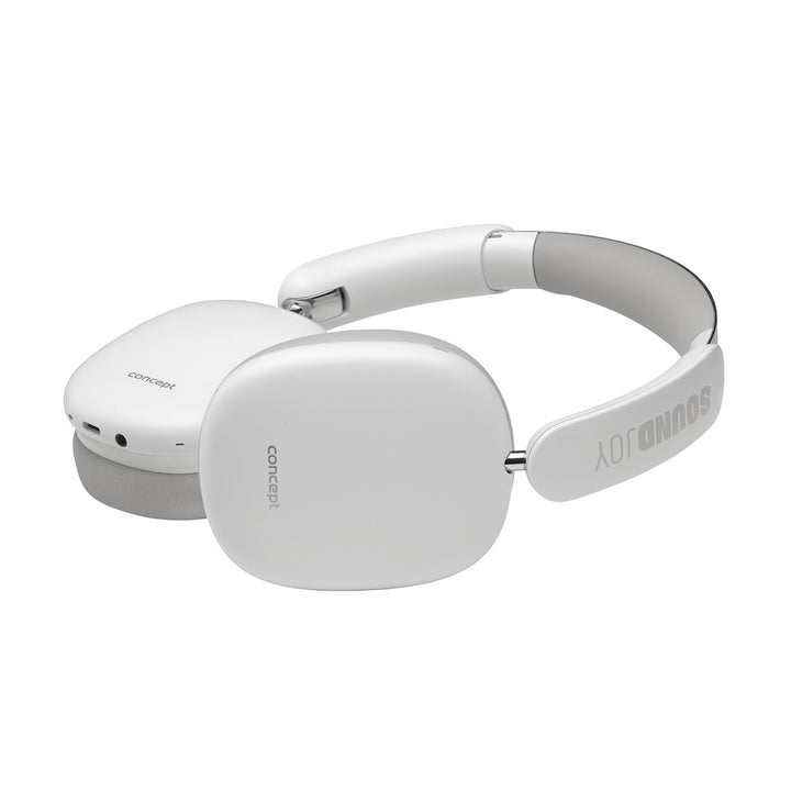 Auriculares intrauditivos inalámbricos Concept SoundJoy, hasta 70 horas de reproducción, Bluetooth 5.4, carga rápida, cancelación activa del ruido hasta 33 dB, blanco, HS4061