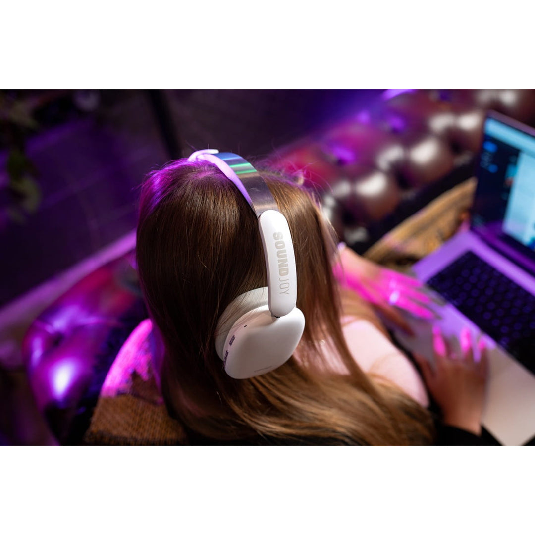 Auriculares intrauditivos inalámbricos Concept SoundJoy, hasta 70 horas de reproducción, Bluetooth 5.4, carga rápida, cancelación activa del ruido hasta 33 dB, blanco, HS4061