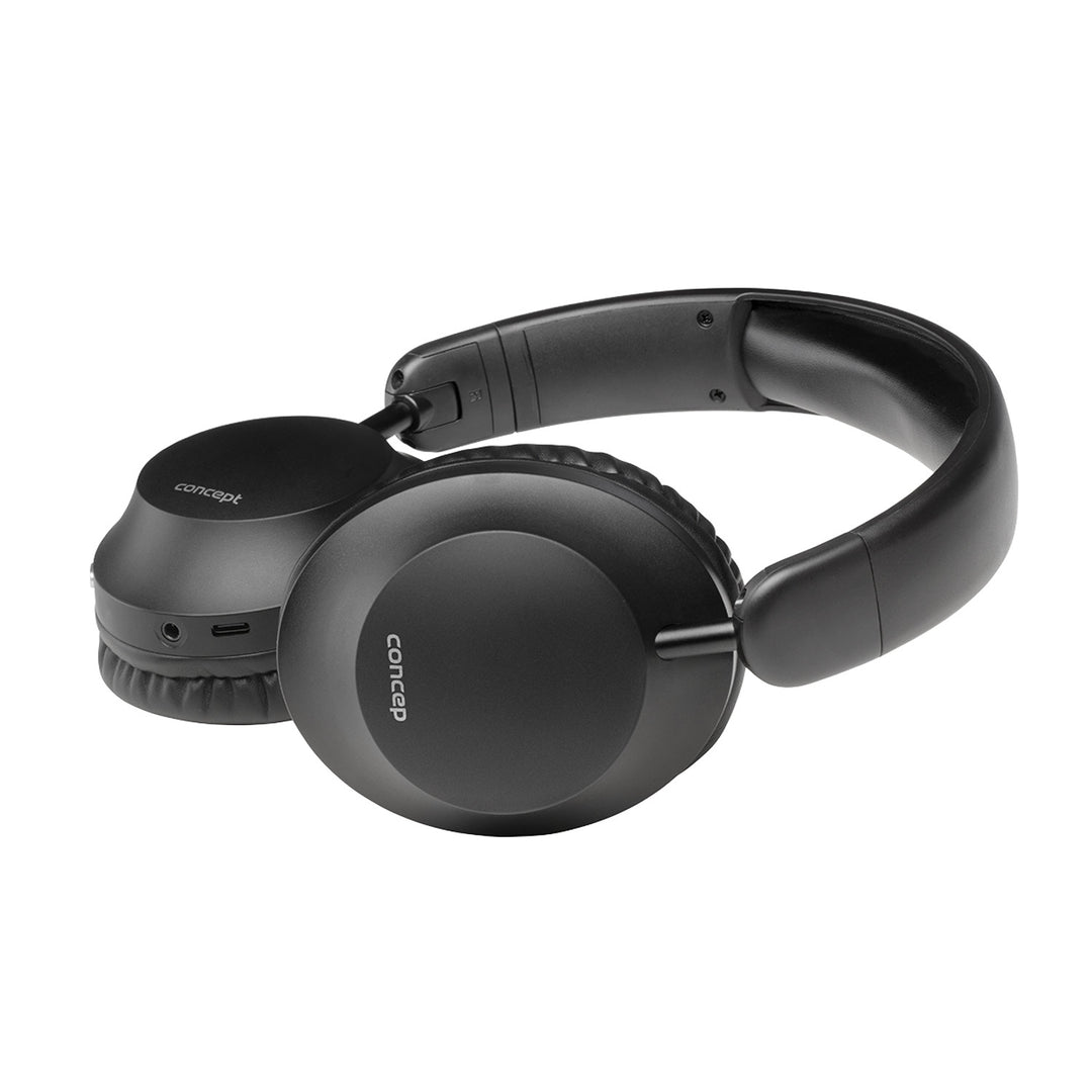 Auriculares intrauditivos inalámbricos Concept SoundJoy, hasta 45 horas de reproducción, Bluetooth 6.0, carga rápida, cancelación activa del ruido hasta 18 dB, negro, HS4080