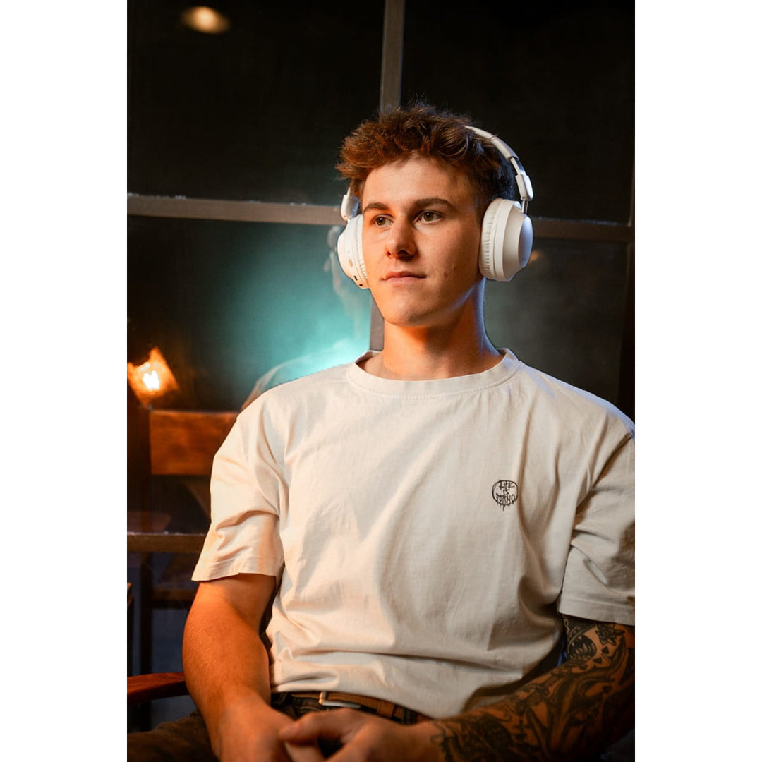 Auriculares intrauditivos inalámbricos Concept SoundJoy, hasta 45 horas de reproducción, Bluetooth 6.0, carga rápida, cancelación activa del ruido hasta 18 dB, blanco, HS4081
