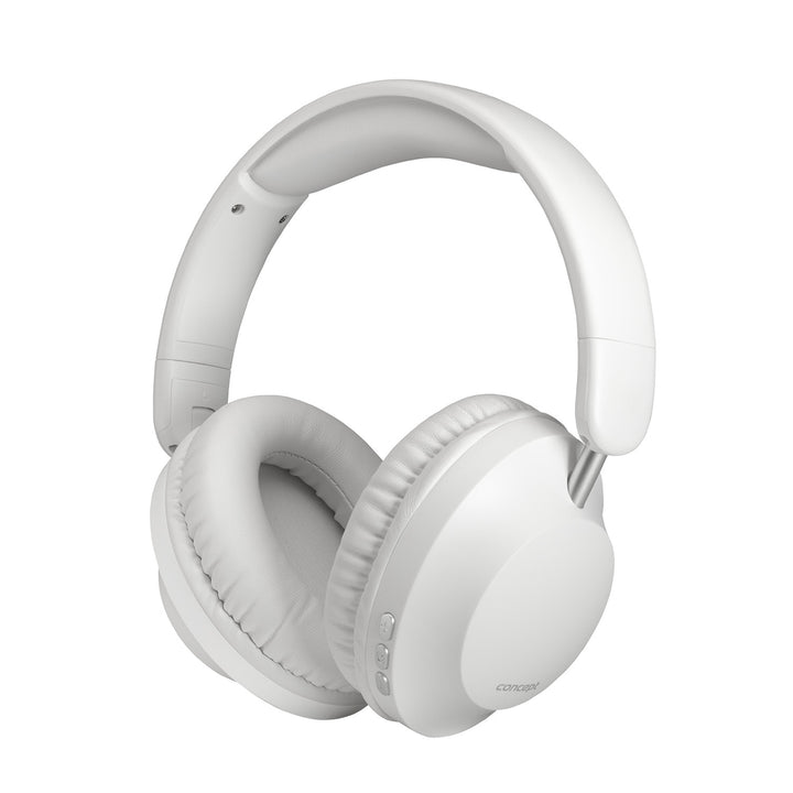Auriculares intrauditivos inalámbricos Concept SoundJoy, hasta 45 horas de reproducción, Bluetooth 6.0, carga rápida, cancelación activa del ruido hasta 18 dB, blanco, HS4081