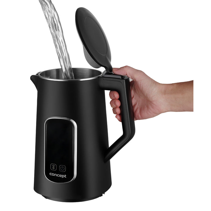 Concept hervidor eléctrico, 1,7L, control de temperatura, pantalla LED, superficie Cool touch, indicador de nivel de agua, RK3385