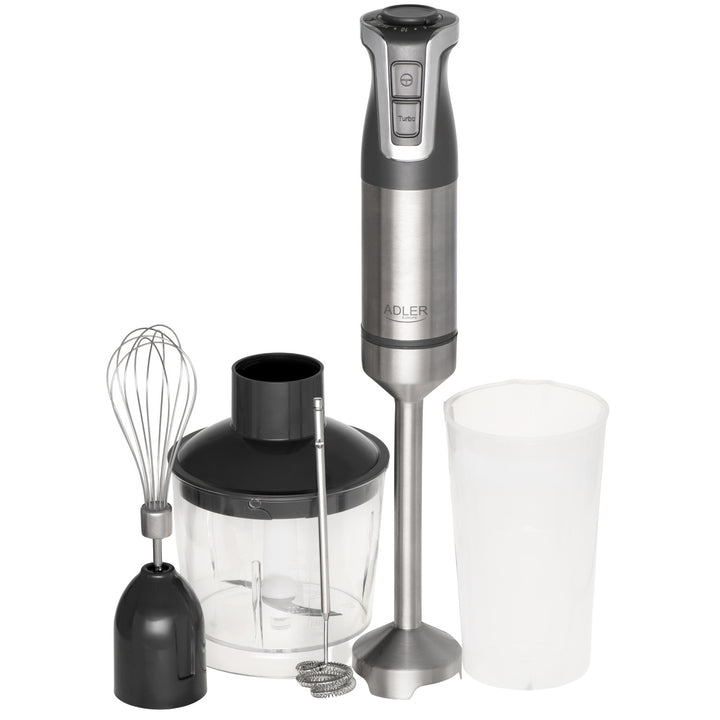 Batidora de mano Adler, multifunción, potencia 1800W, gris, función turbo, AD 4627 g