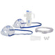 Juego de accesorios de inhalación/nebulización Omnibus, nebulizador grande de 12 ml, color azul, 5 filtros de repuesto, control de velocidad