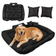 Cama para mascotas GreenBlue, negra, rectangular, dimensiones exteriores: 115 x 95 cm, interiores: 100 x 80 cm GB240 BL