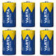 6 pilas R-14 LR14 C de 1,5 V alcalinas Varta Industrial Pro