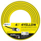 Manguera de jardín Cellfast, de 4 capas, resistente a los rayos UV, diámetro de 1", longitud de 20 m, 4YELLOW