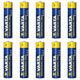 10 pilas alcalinas R-03 LR03 AAA de Varta Industrial 4003
