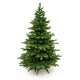 Árbol de Navidad artificial, abeto español, material de PVC, altura de 250 cm, soporte metálico