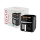 Freidora sin aceite LOVIO DualHeat XXL Ceramic LVAF004BK, 9 l, 2000 W, color negro