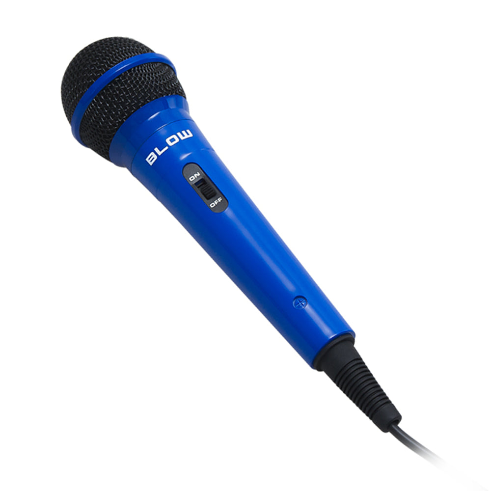 Microfone vocal dinâmico com fio, conector Jack de 6,3 mm