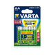 4 pilhas recarregáveis AAA AA NiMH Varta Ready2use 4x