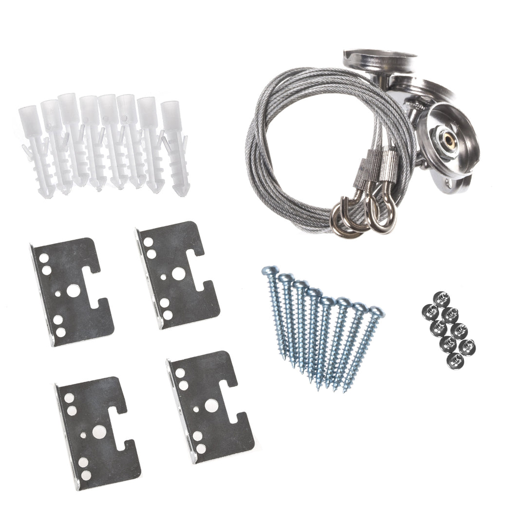 Led4U LD159 led panel de techo cables de montaje -set encaja 600*600,300*300, 300*600,300*1200,600*1200mm