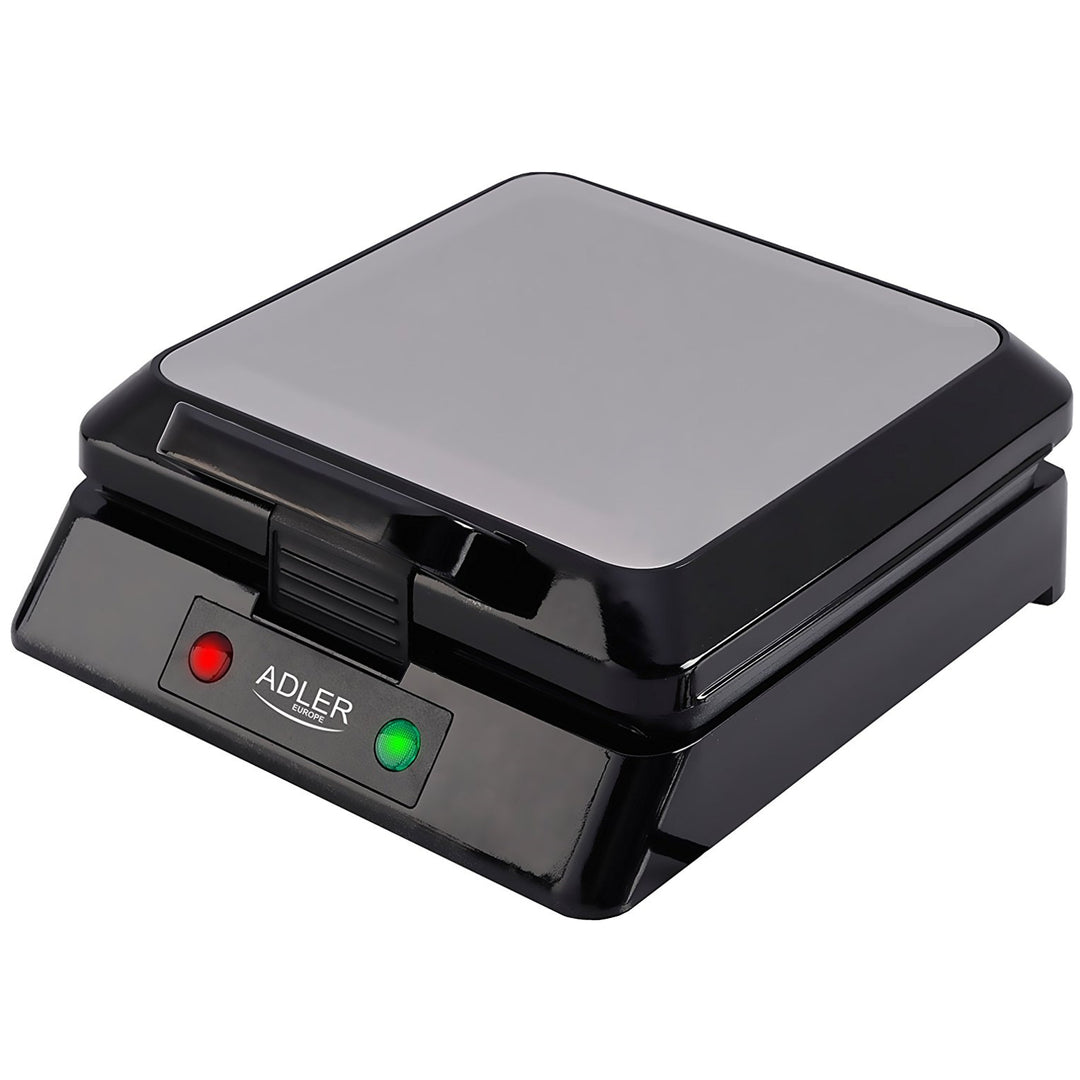 Máquina de waffles profissional para 4 waffles, 1300 W, sem BPA, 1300 W, 0 decibéis, preto Adler AD 3036