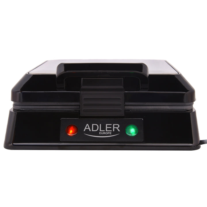 Máquina de waffles profissional para 4 waffles, 1300 W, sem BPA, 1300 W, 0 decibéis, preto Adler AD 3036