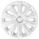 Calotas universais NRM STRONG 15" lacado branco 4 peças