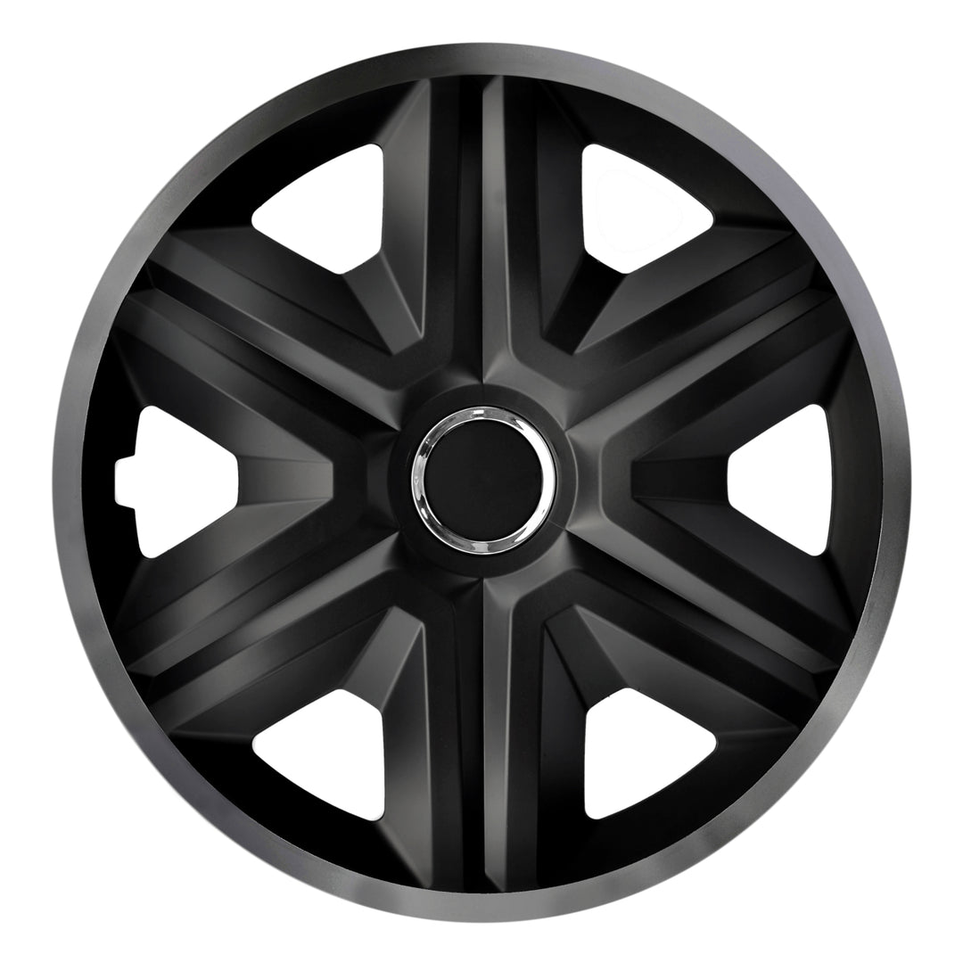 As tampas FAST LUX Graphite 14 "4 peças são montadas pressionando