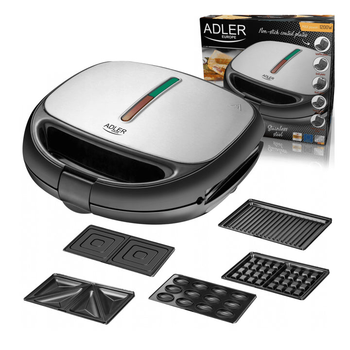 Torradeira multifuncional 1200W 5 funções Adler AD 3040