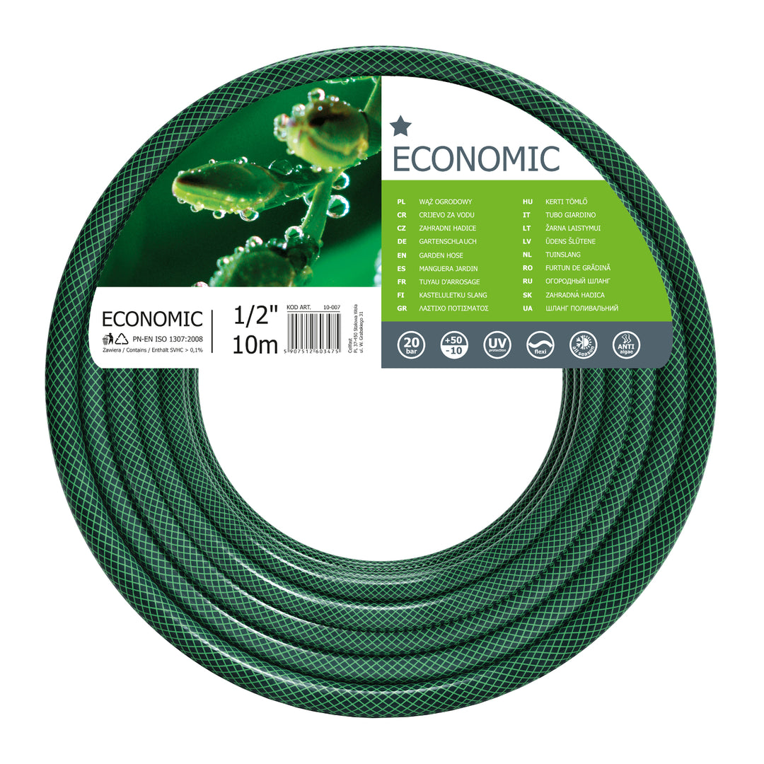 Manguera de jardín Cellfast Economic 1/2 '' 10m 3 capas