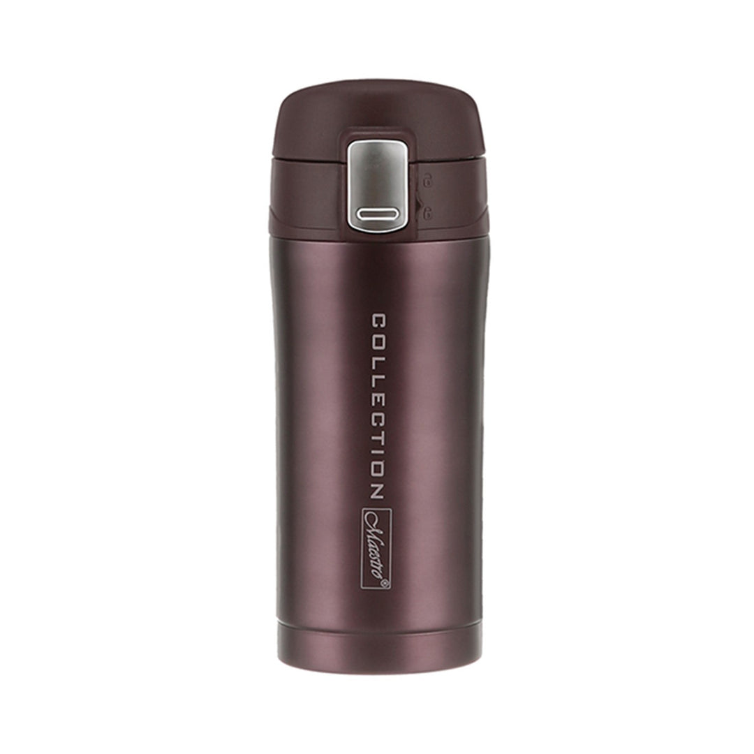 Caneca térmica em aço inox 0,32L Maestro MR1641 marrom