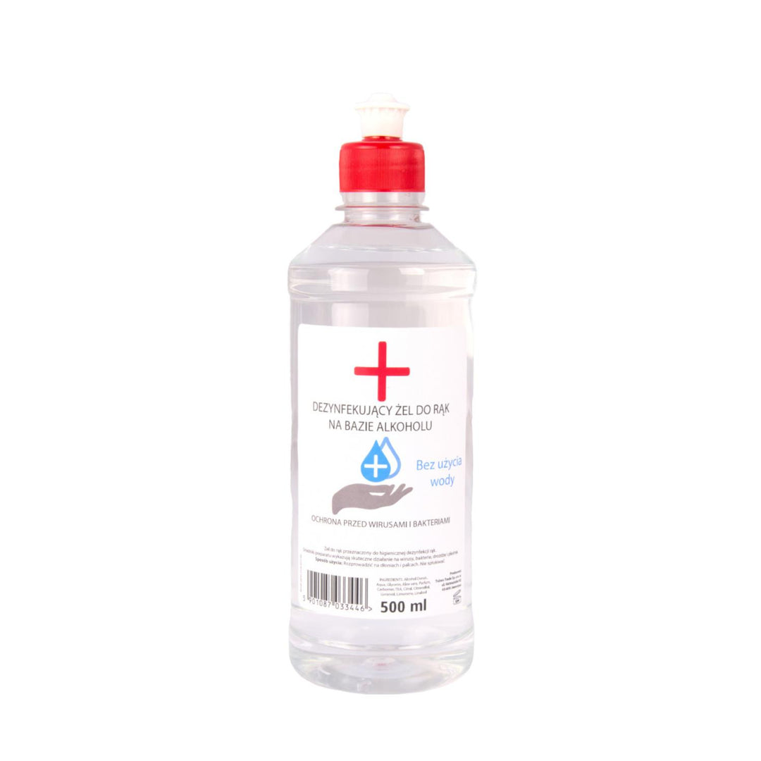 Gel desinfectante de manos sin agua 70% alcohol 500ml