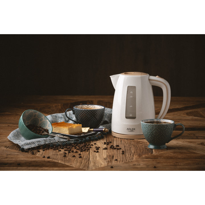 Adler AD 1264 Hervidor de Agua Eléctrico 1,7 L, 2200W, plástico