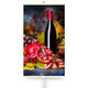Painel de aquecimento infravermelho flexível 430W com regulador TRIO design 8 vinhos, dimensões 100x57cm