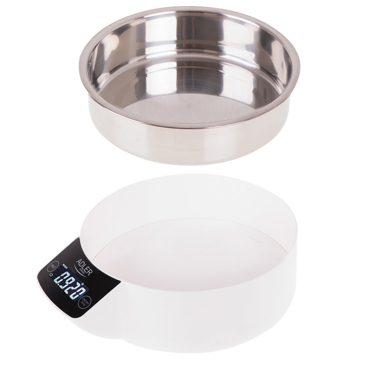 Balança de cozinha Adler AD 3166 com prato capacidade: 900 ml