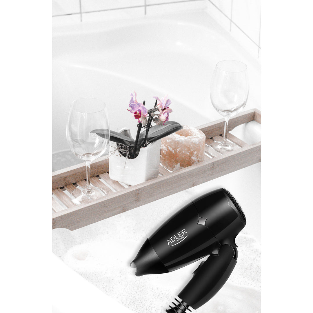 Secador de cabelo Adler AD 2251, cabo dobrável, ergonómico, 1400 W