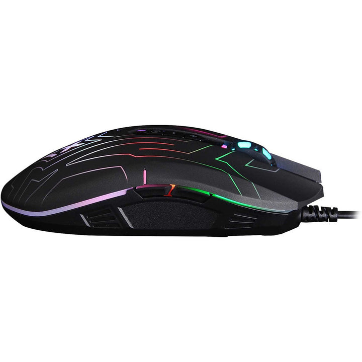 A4tech XGame X77 Maze Oscar Neon Gaming Mouse Iluminación de neón 2400 DPI
