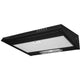 Campana bajo armario con filtro antigrasa negra de 60cm Concept OPP2060bc