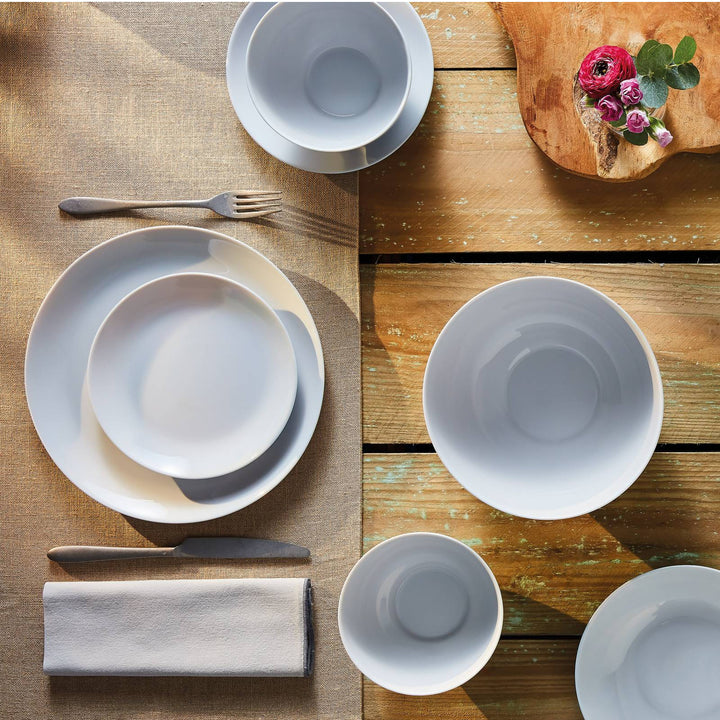 Vajilla para 6 personas fabricada en vidrio opal 19 piezas Diwali Granito Dajar 00438