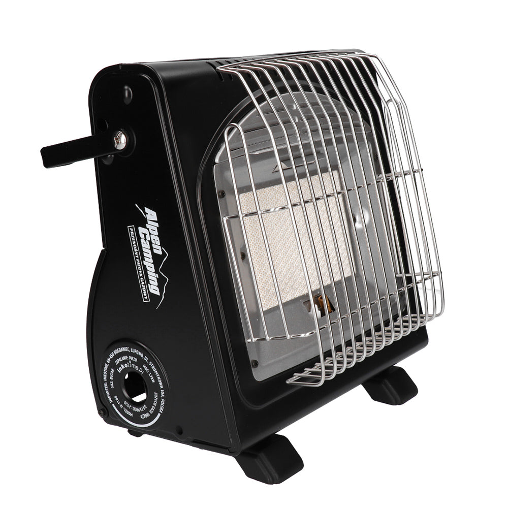 Fogão a gás portátil Alpen Camping, consumo de gás 124 g/h, ignição piezoelétrica, IK-1000 PRO, ISLÂNDIA